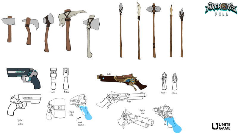 Weapon concept art
