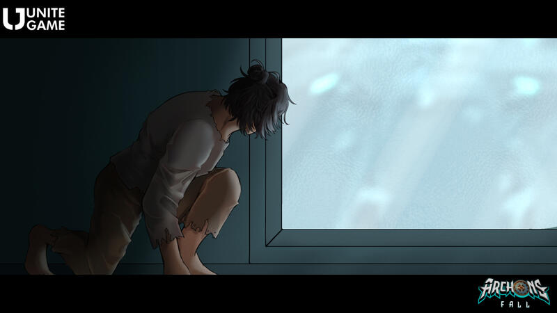 Illustrated cinematic shot