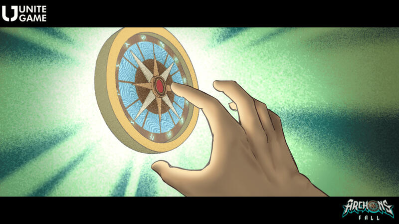 Illustrated cinematic shot