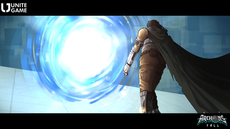 Illustrated cinematic shot