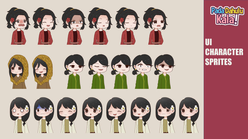 Character sprites for a mobile game